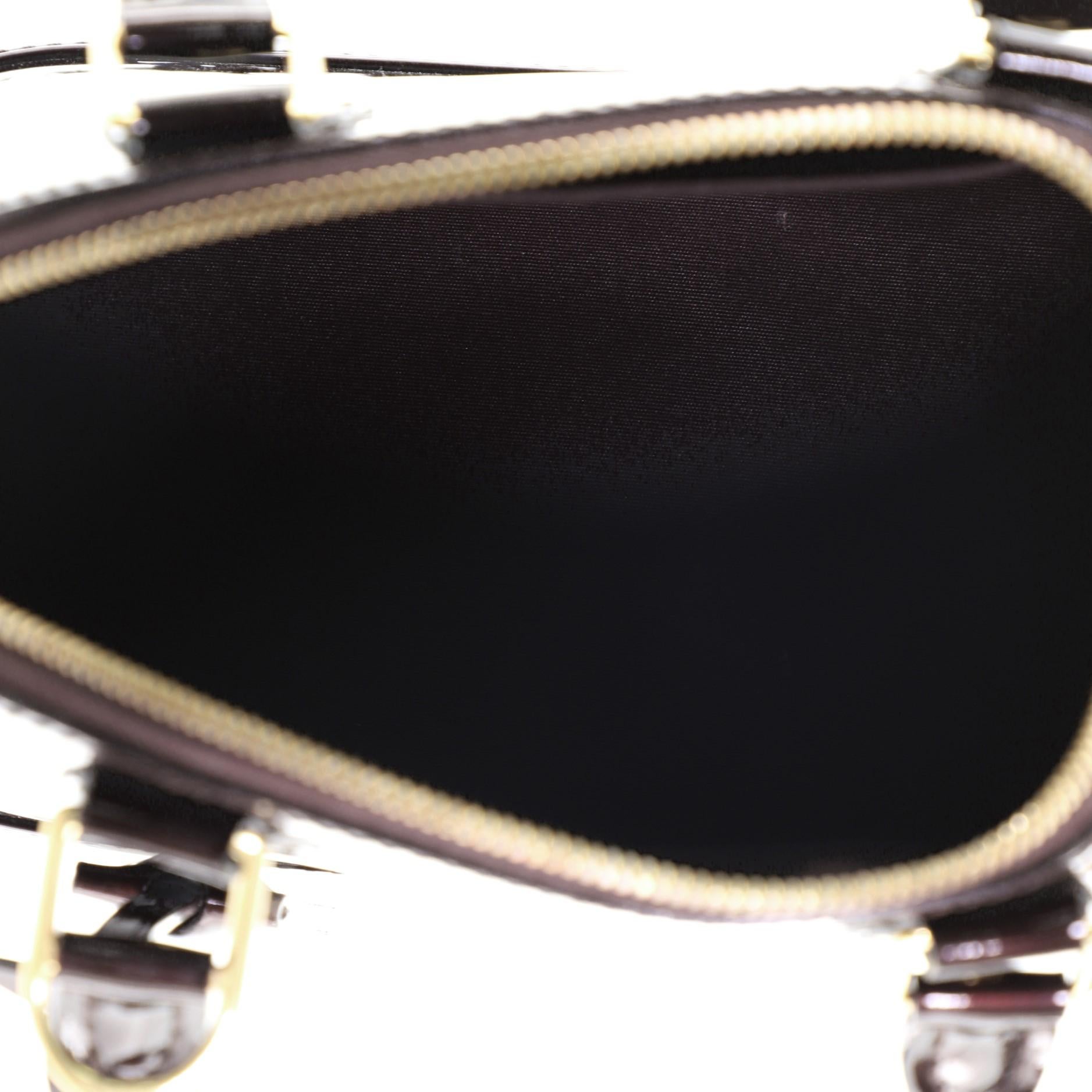 Women's or Men's Louis Vuitton Alma Handbag Monogram Vernis BB