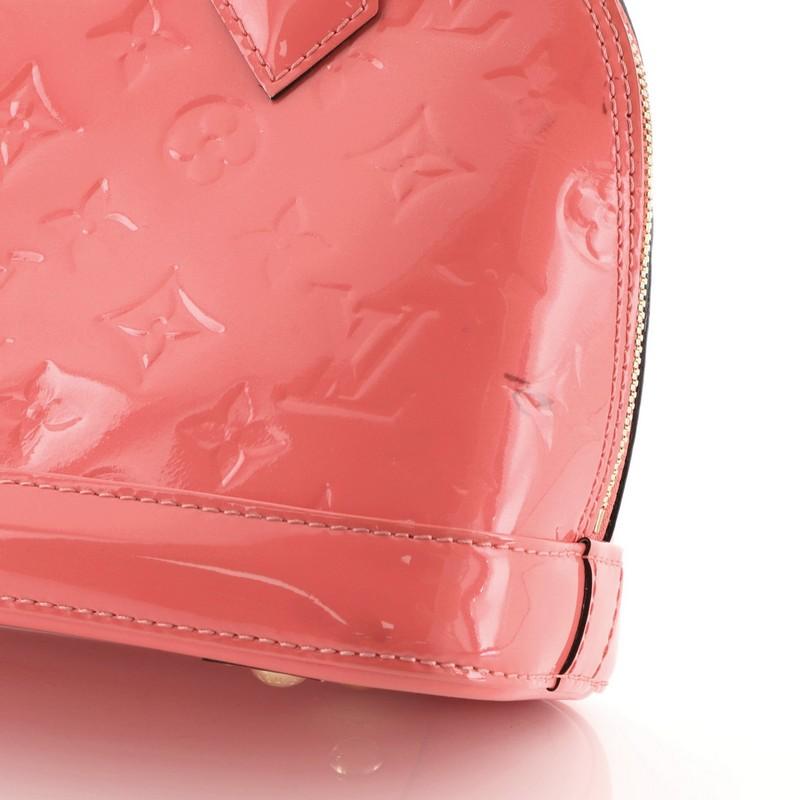 Louis Vuitton Alma Handbag Monogram Vernis BB 1