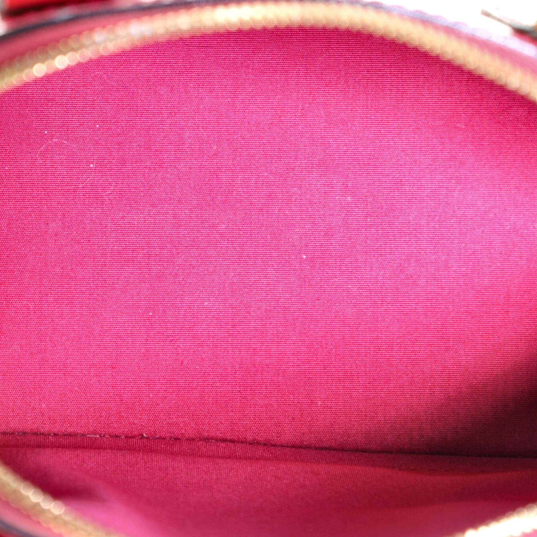  Louis Vuitton Alma Handbag Monogram Vernis BB 2
