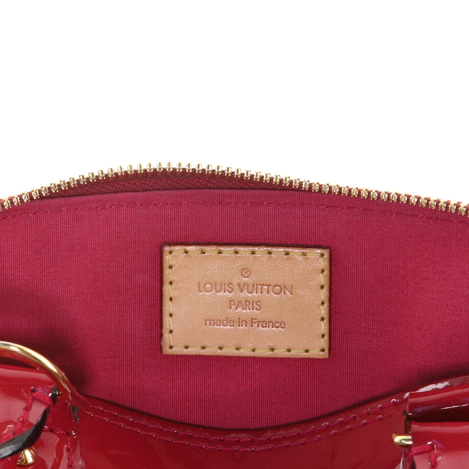 Louis Vuitton Alma Handbag Monogram Vernis BB 2