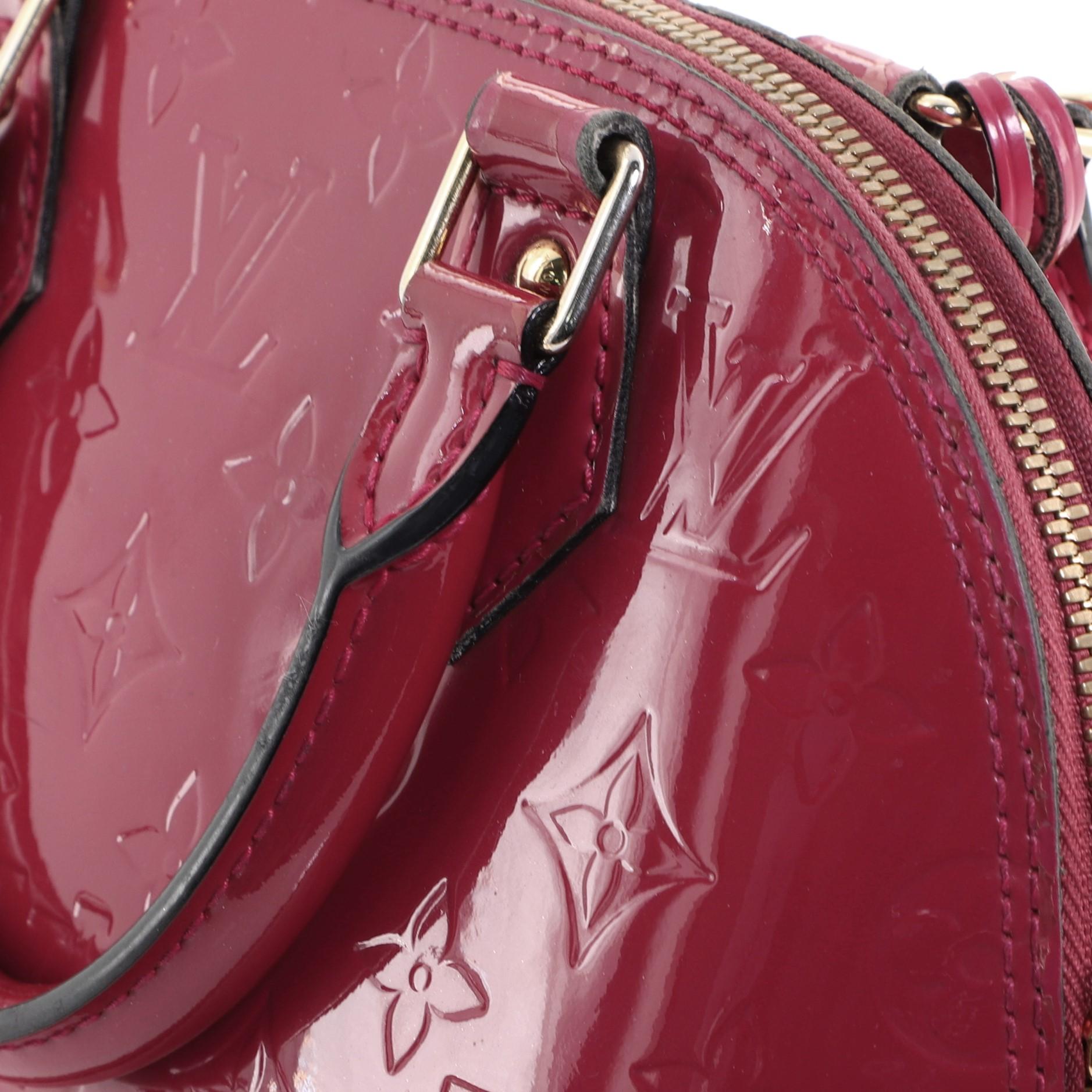 Louis Vuitton Alma Handbag Monogram Vernis BB 2