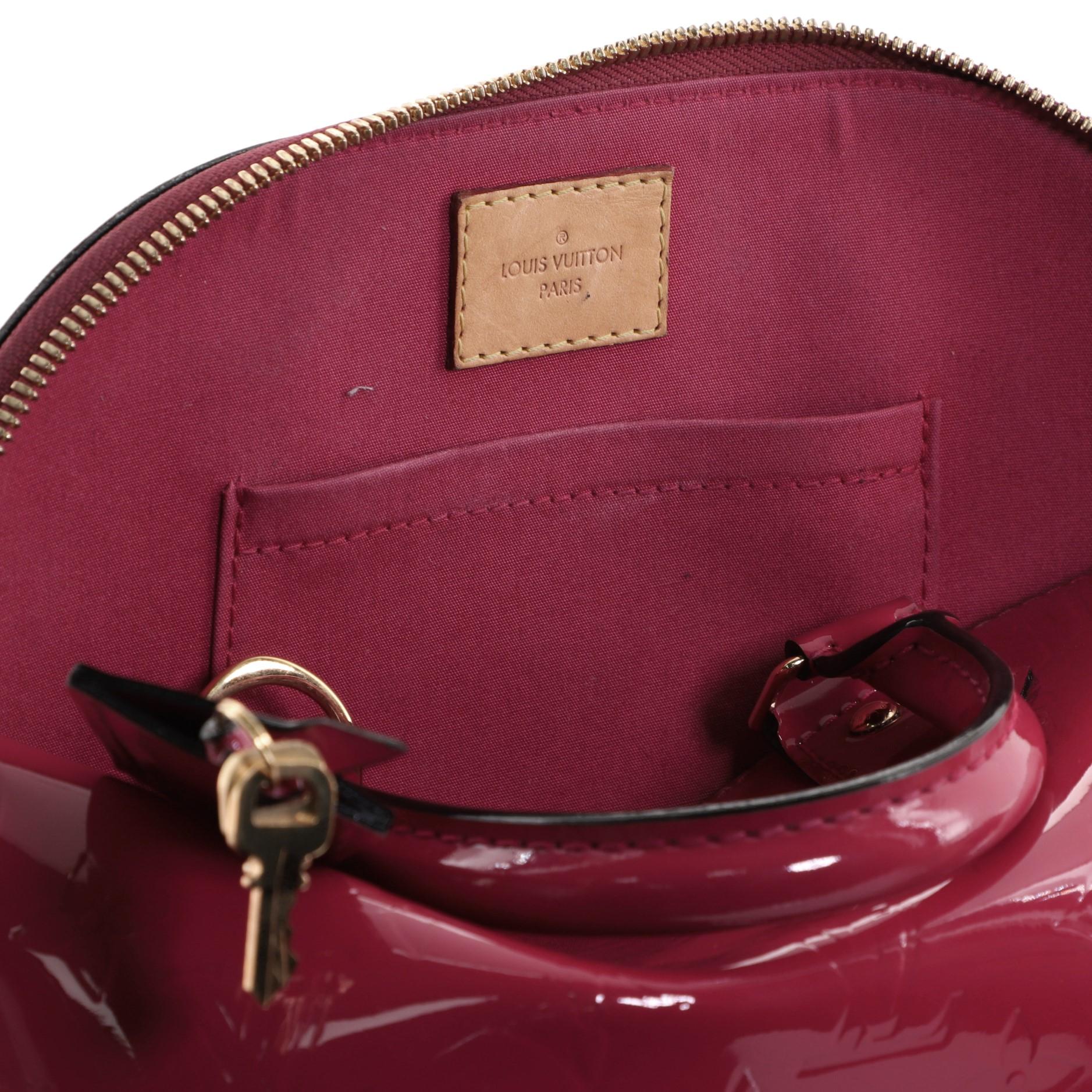 Louis Vuitton Alma Handbag Monogram Vernis BB 3