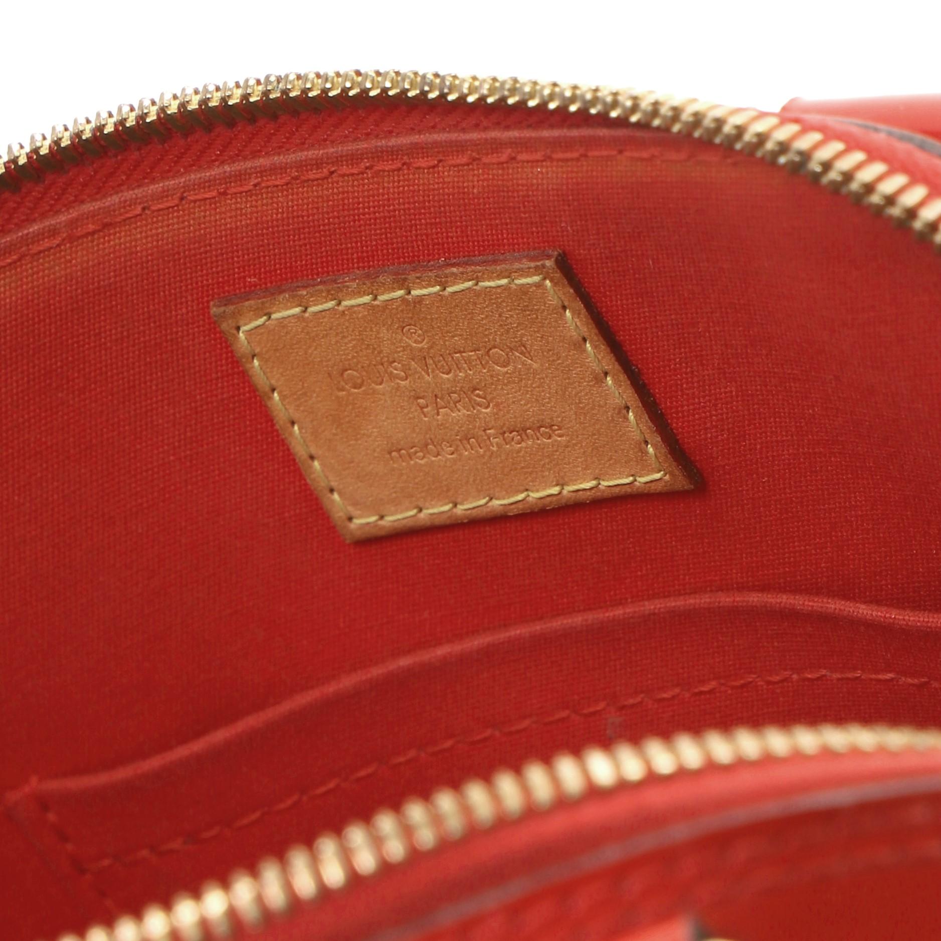 Louis Vuitton Alma Handbag Monogram Vernis BB 3