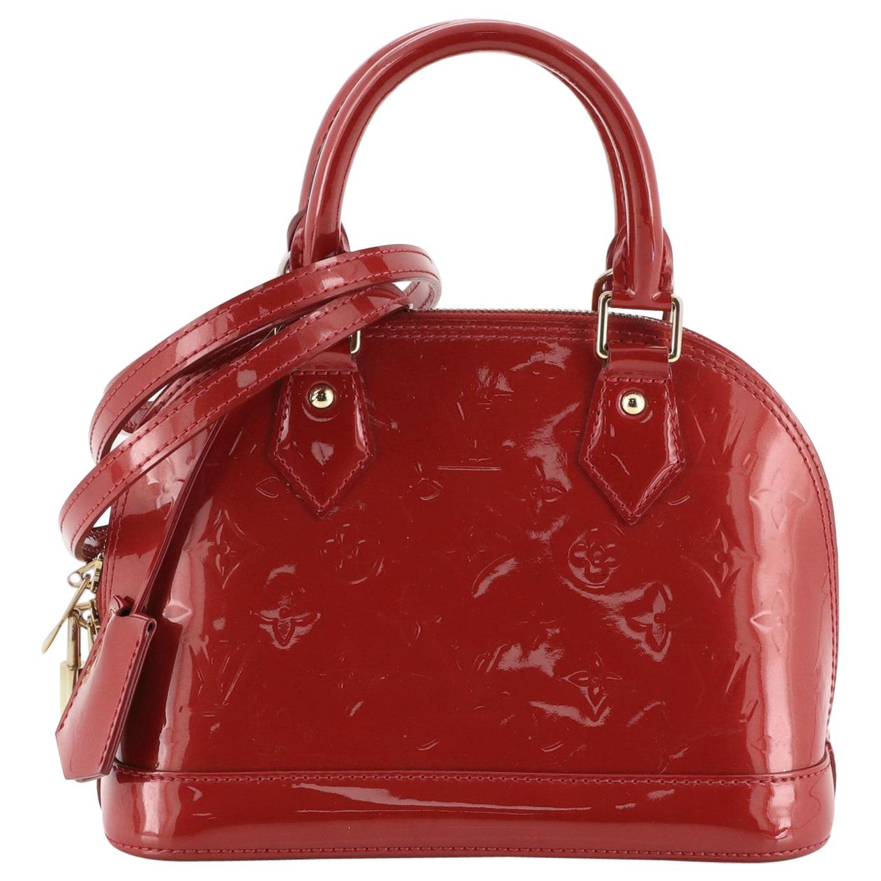 Louis Vuitton Alma Handbag Monogram Vernis BB 