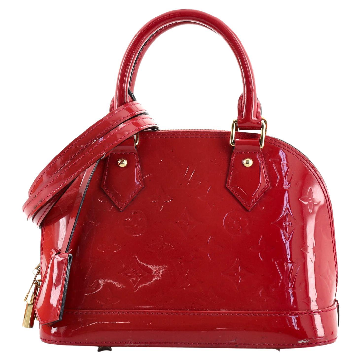  Louis Vuitton Alma Handbag Monogram Vernis BB