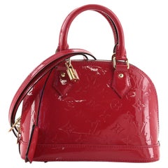 Louis Vuitton Vernis Monogram Alma BB Taupe Metallise at 1stDibs