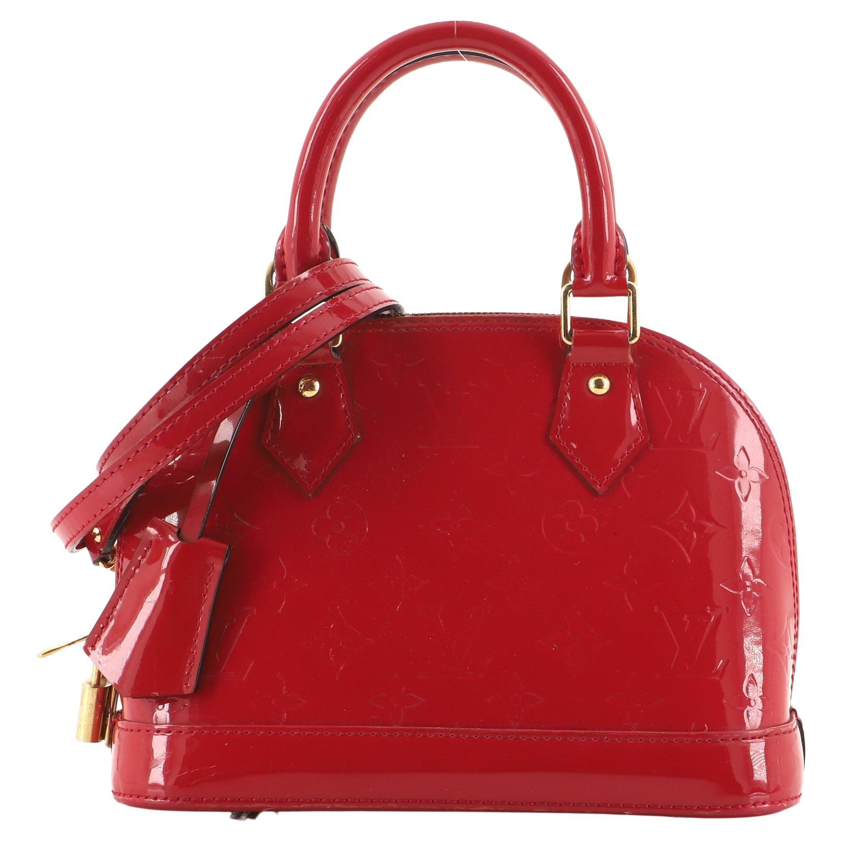 Louis Vuitton Alma Handtasche mit Monogramm Vernis BB