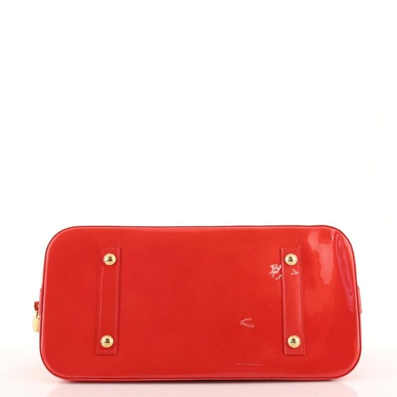 Louis Vuitton Alma Handbag Monogram Vernis GM In Good Condition In NY, NY