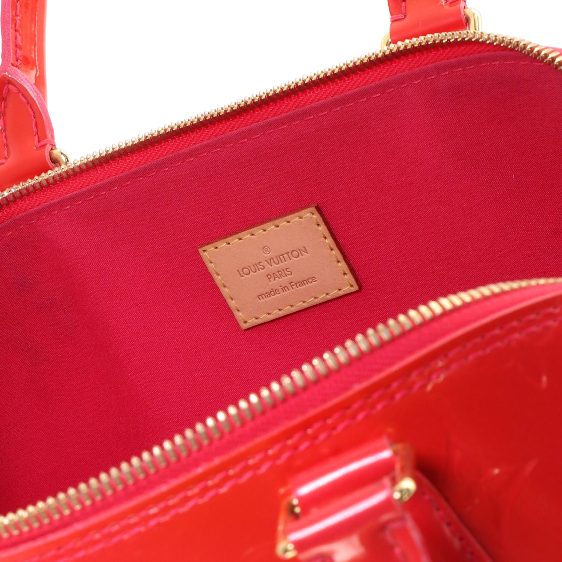 Louis Vuitton Alma Handbag Monogram Vernis GM 2