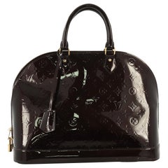 Louis Vuitton Alma Handbag Monogram Vernis GM