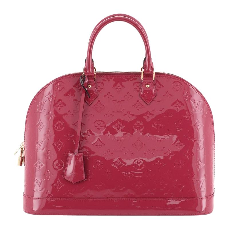 Louis Vuitton Alma Handbag Monogram Vernis GM