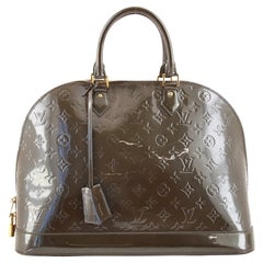 LOUIS VUITTON, Alma BB in purple patent leather For Sale at 1stDibs