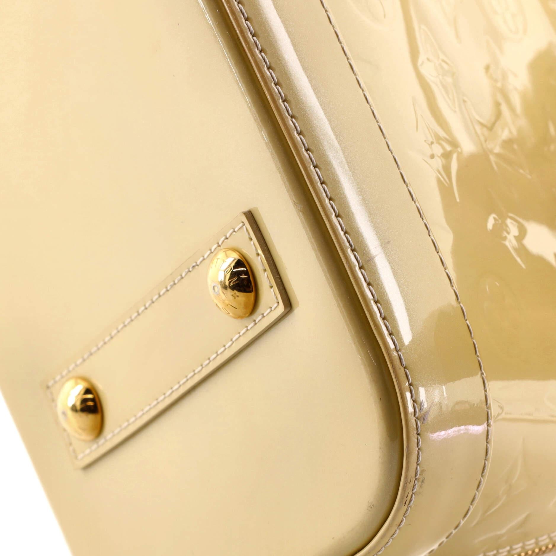 Women's or Men's Louis Vuitton Alma Handbag Monogram Vernis MM