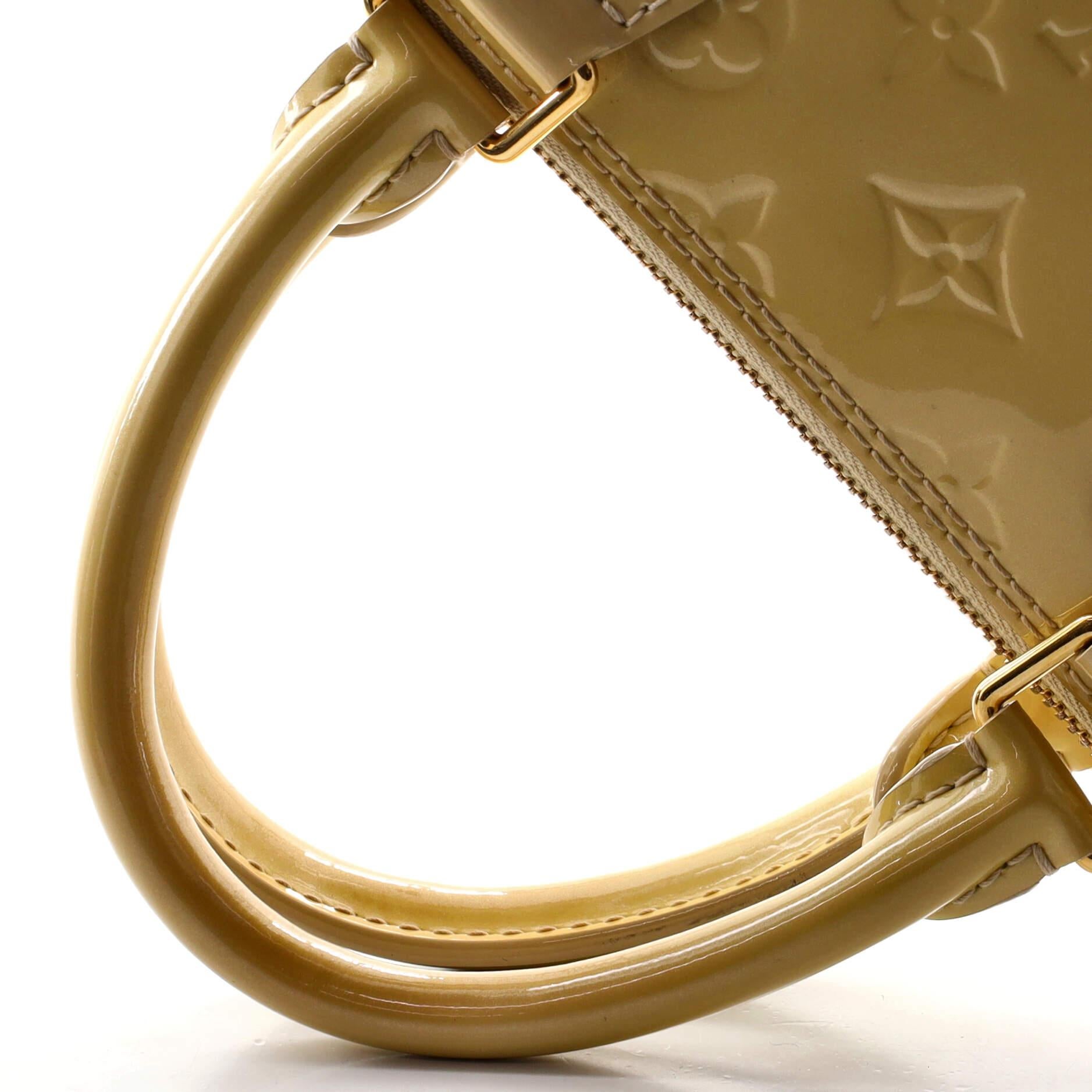 Louis Vuitton Alma Handbag Monogram Vernis MM 1