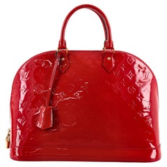 Louis Vuitton Louis Vuitton Alma Handtasche mit Monogramm Vernis MM