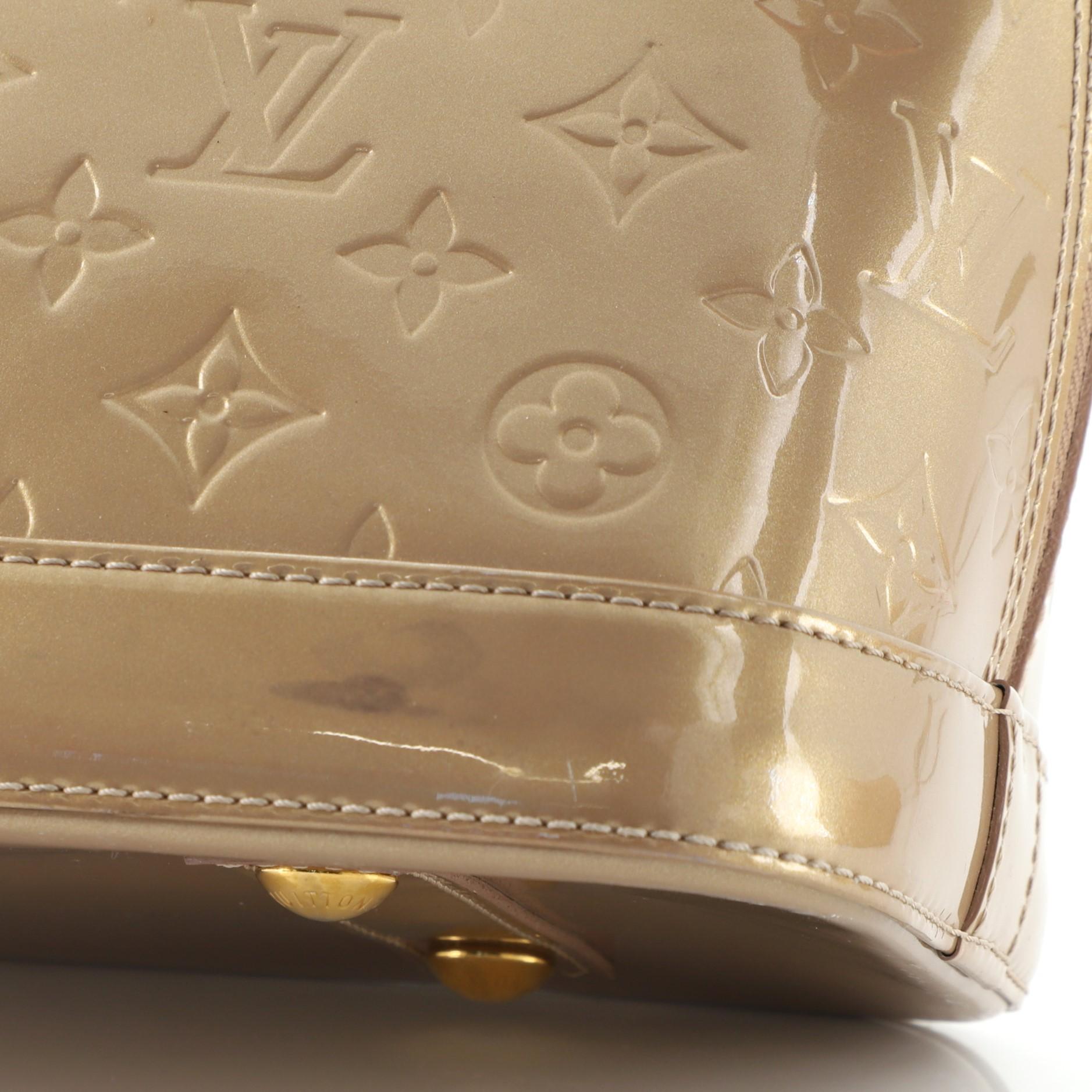 Louis Vuitton Alma Handbag Monogram Vernis PM 3