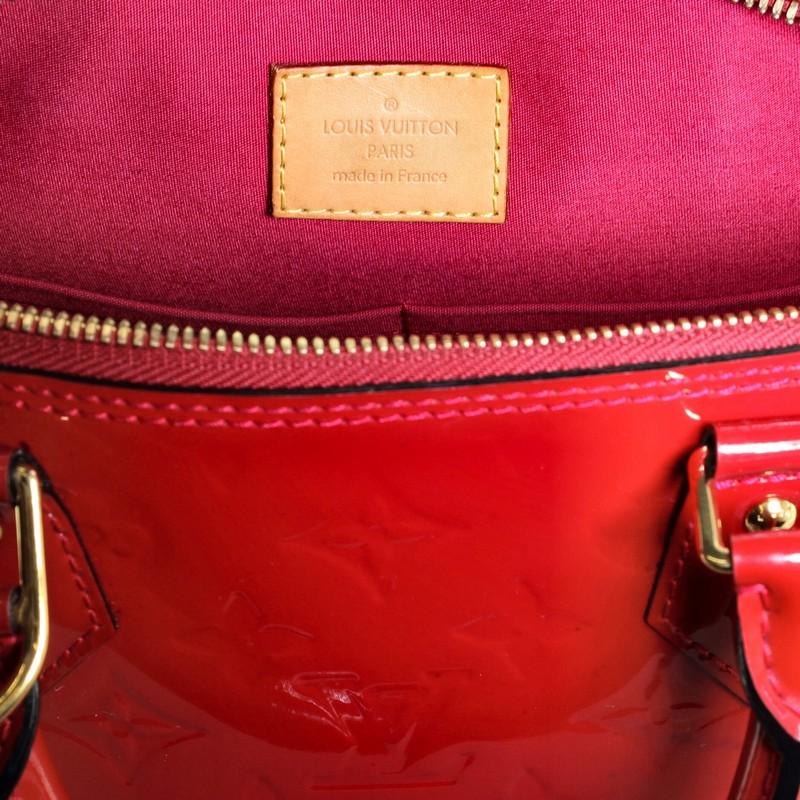 Louis Vuitton Alma Handbag Monogram Vernis PM 4
