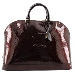 Louis Vuitton Alma Handbag Monogram Vernis XL