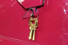 Louis Vuitton Alma Handbag PM Dark Pink Indian Rose Leather 1LK1222K