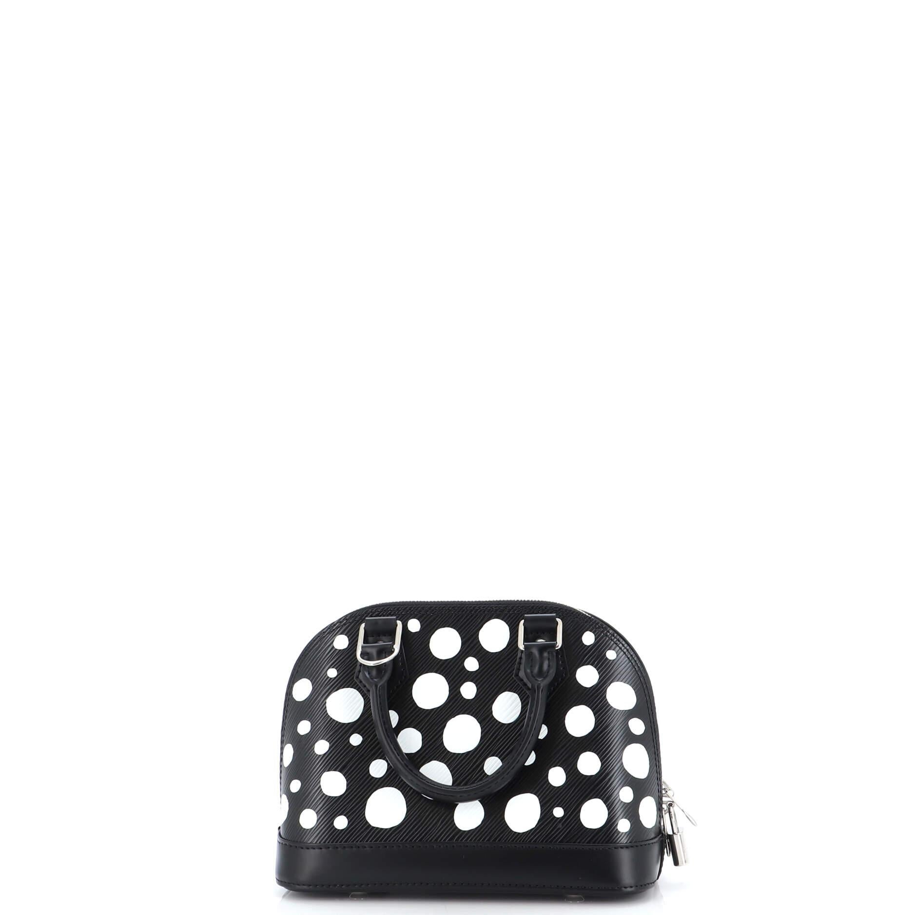 Louis Vuitton Alma Handbag Yayoi Kusama Infinity Dots Epi Leather BB In Good Condition In NY, NY
