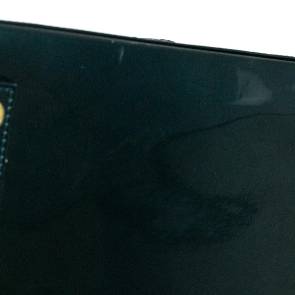LOUIS VUITTON, Alma aus blauem Lackleder im Angebot 5