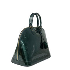 LOUIS VUITTON, Alma in blue patent leather