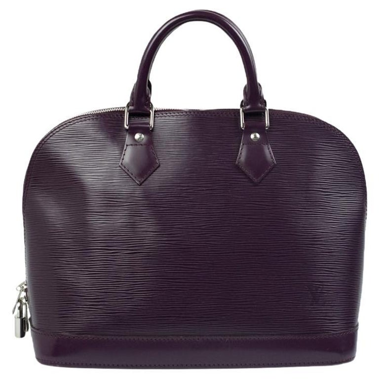 Louis Vuitton Alma Purple Bags & Handbags for Women for sale