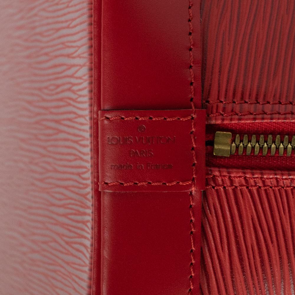 LOUIS VUITTON, Alma in red épi leather at 1stDibs