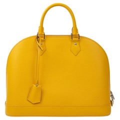 Louis Vuitton Alma in yellow leather