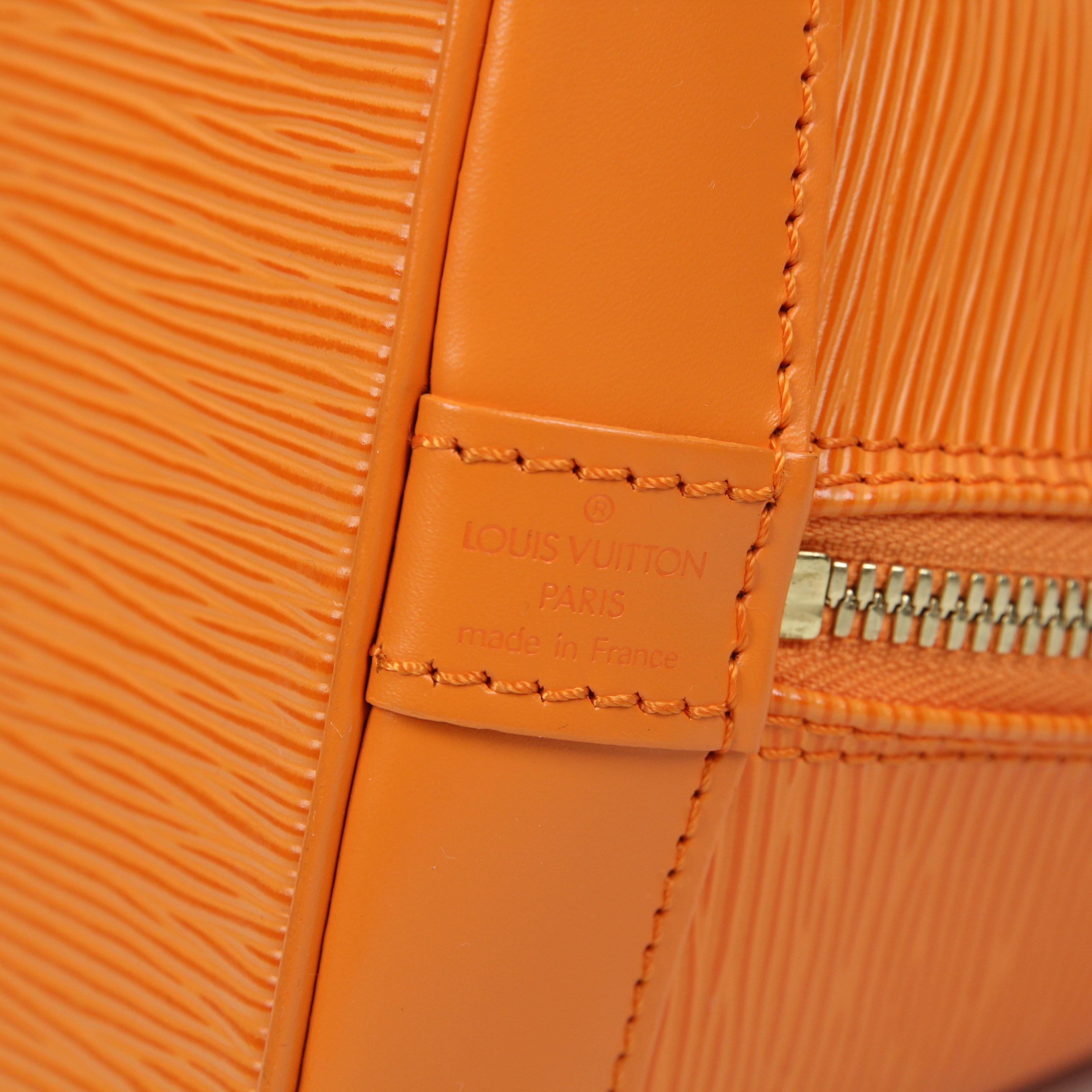 Louis Vuitton Alma leather handbag For Sale 6