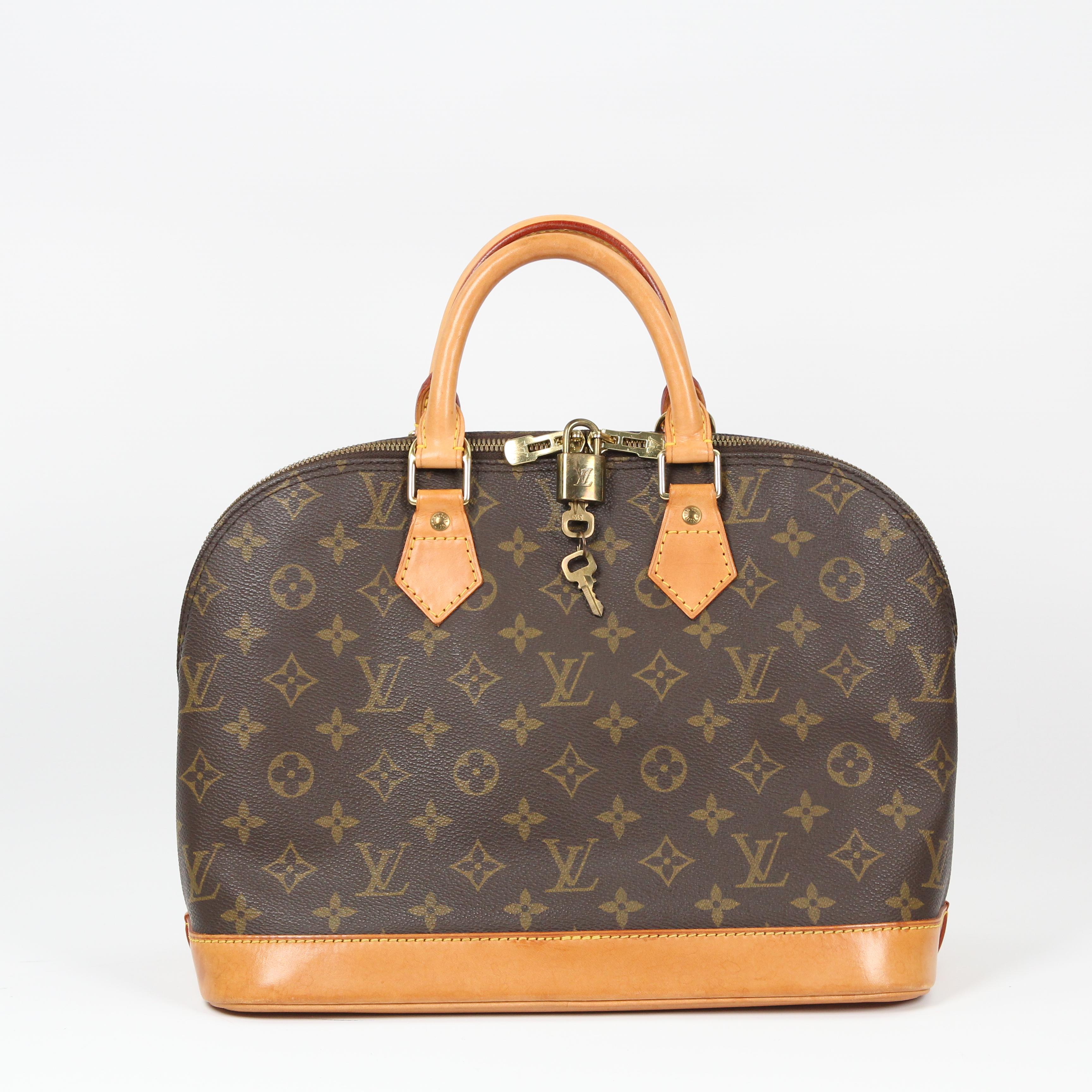 Women's Louis Vuitton Alma leather handbag For Sale