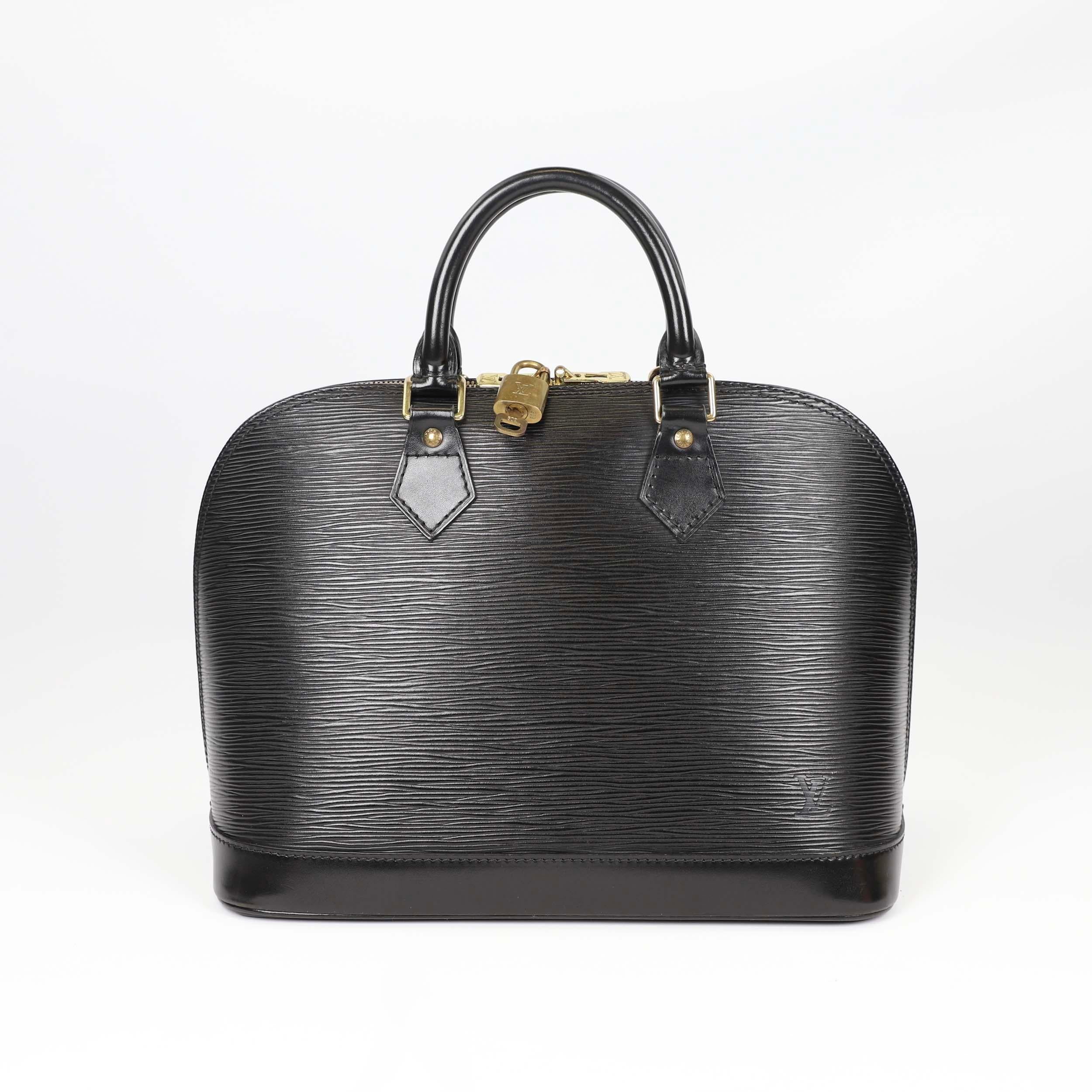 Louis Vuitton Alma leather handbag 3