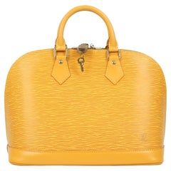 Louis Vuitton Alma leather handbag