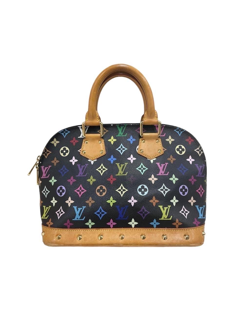 Louis Vuitton Alma MM Takashi Murakami im Zustand „Hervorragend“ im Angebot in Torre Del Greco, IT