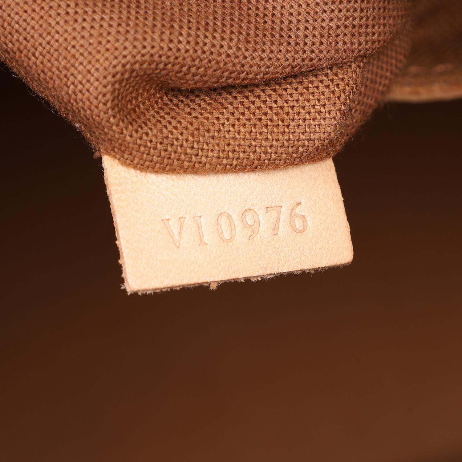 Louis Vuitton Alma Monogramm Canvas Leder Schulranzen Brown 6