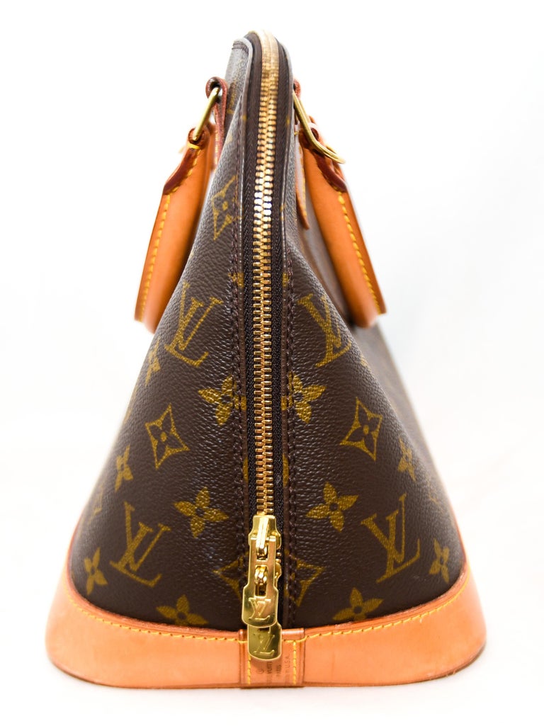 Louis Vuitton Alma Monogram Coated Canvas PM Bag For Sale at 1stdibs