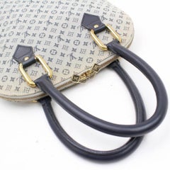 Louis Vuitton Alma Monogram Mini Lin Haut 866632 Beige Coated Canvas Satchel