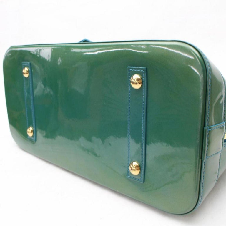 Vintage Louis Vuitton Green Vernis Alma GM Handbag – Perry's Jewelry