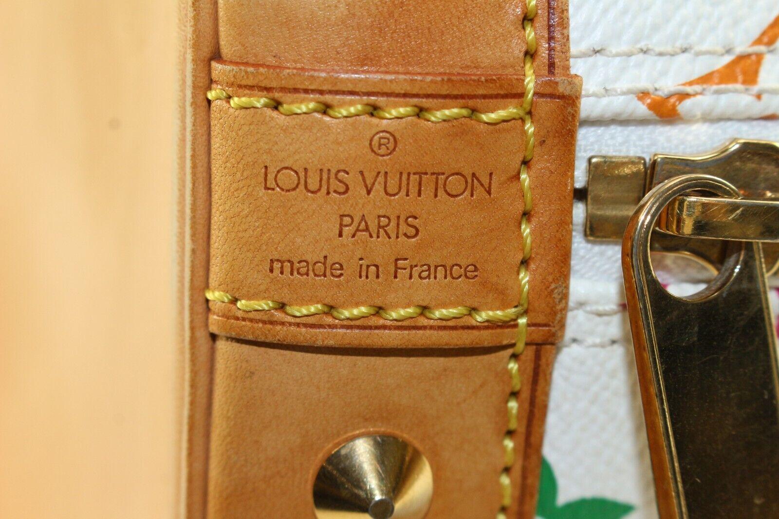 Louis Vuitton Alma Multicolor White Monogram 2LV1222K For Sale 4