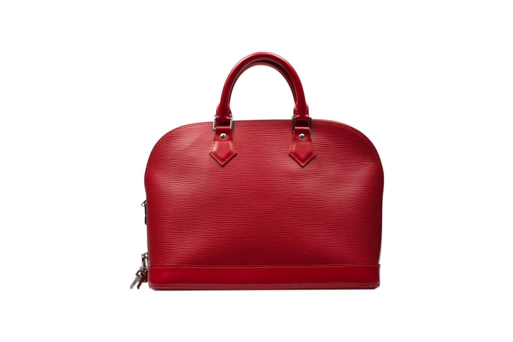 Louis Vuitton Alma PB EPI Red For Sale 5