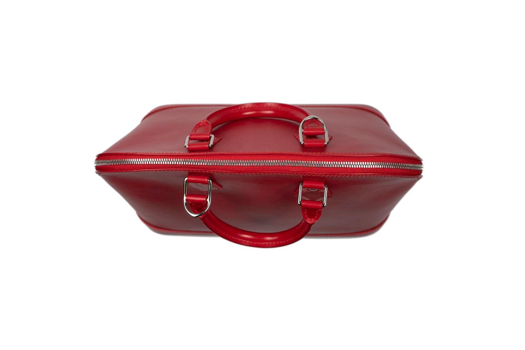 Louis Vuitton Alma PB EPI Red For Sale 6