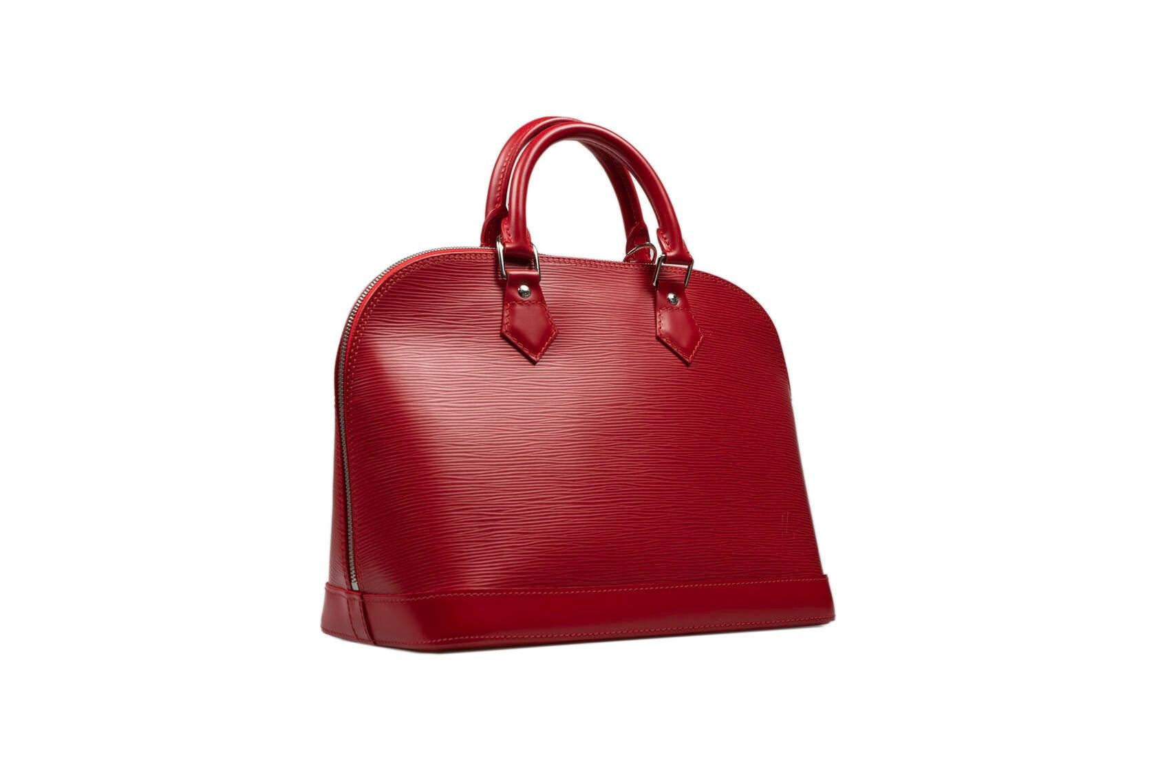 Louis Vuitton Alma PB EPI Red In New Condition For Sale In Dover, DE