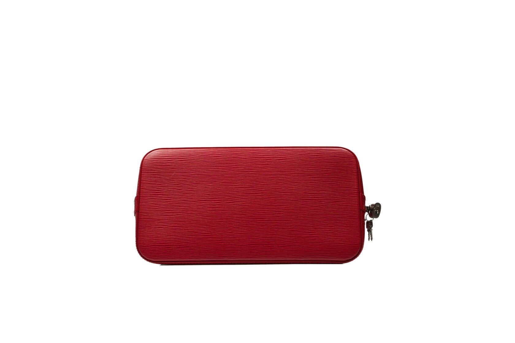 Louis Vuitton Alma PB EPI Red For Sale 1