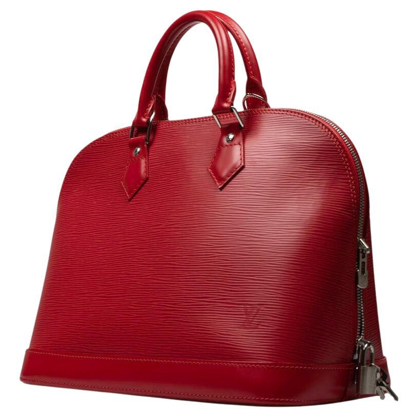 Louis Vuitton Alma PB EPI Red For Sale
