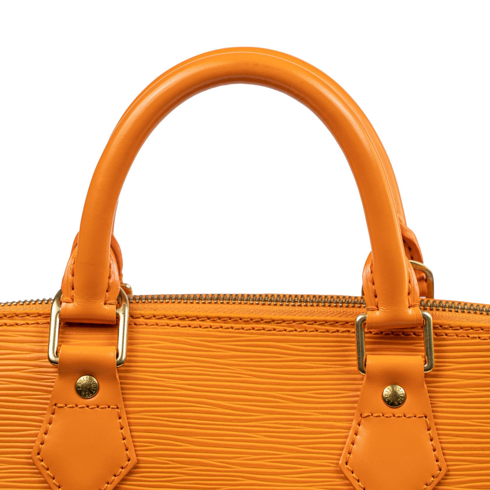 Louis Vuitton Alma PM EPI Orange For Sale 5
