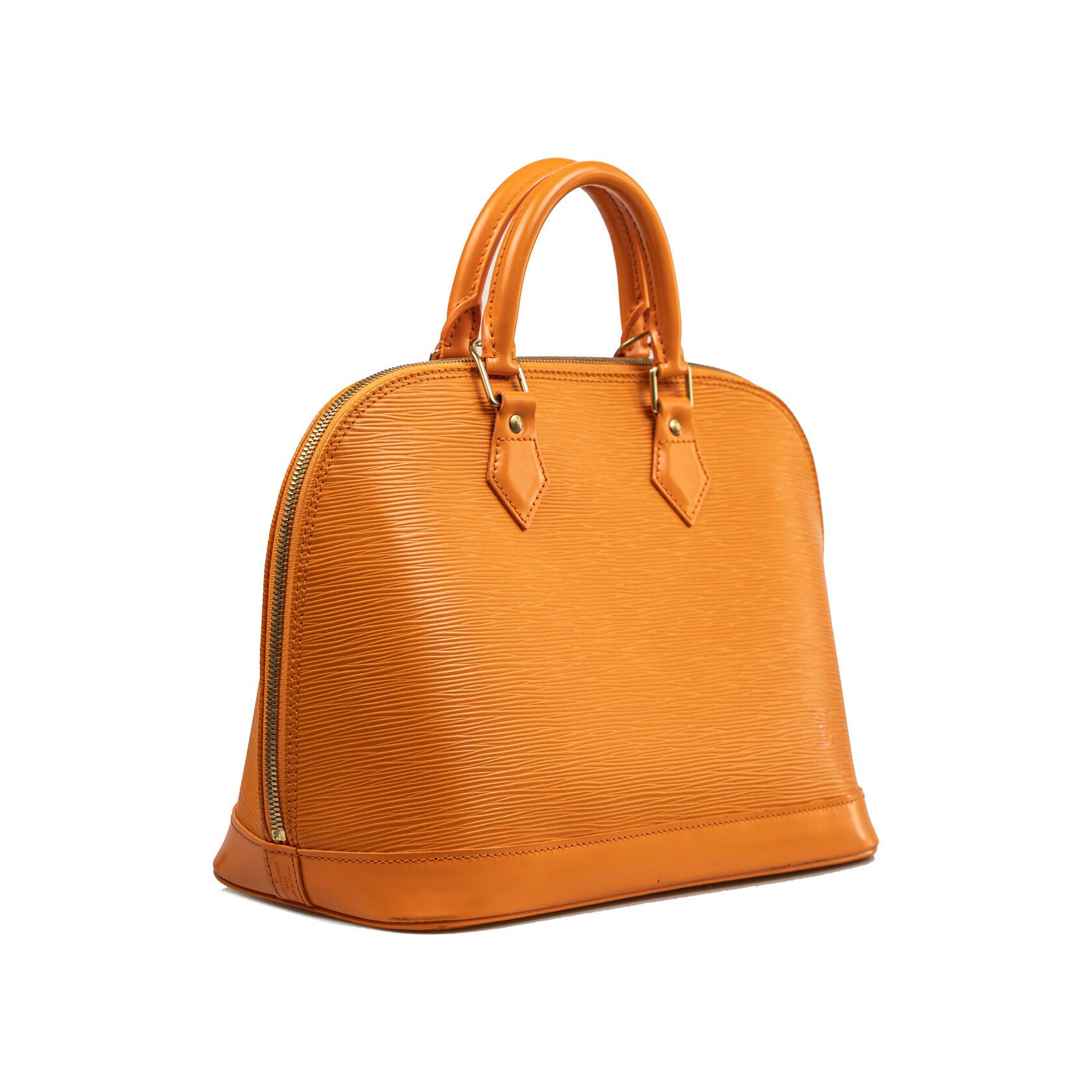 Louis Vuitton Alma PM EPI Orange For Sale 10