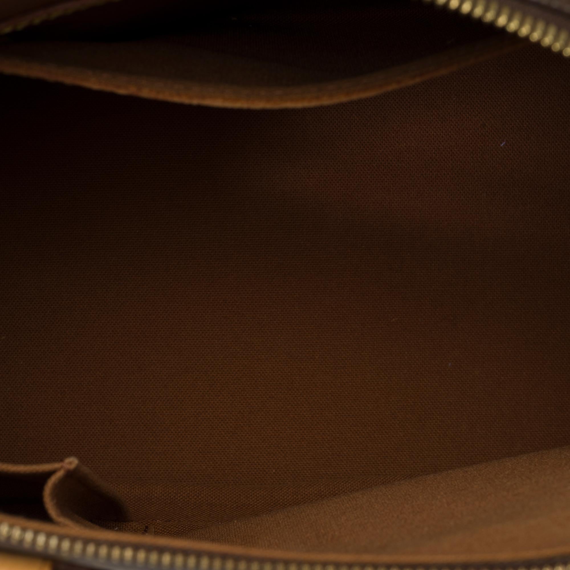 Sac à main Louis Vuitton Alma PM en toile enduite monogramme marron, GHW en vente 3