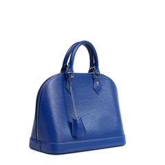 LOUIS VUITTON, Alma PM aus blauem Epi-Leder