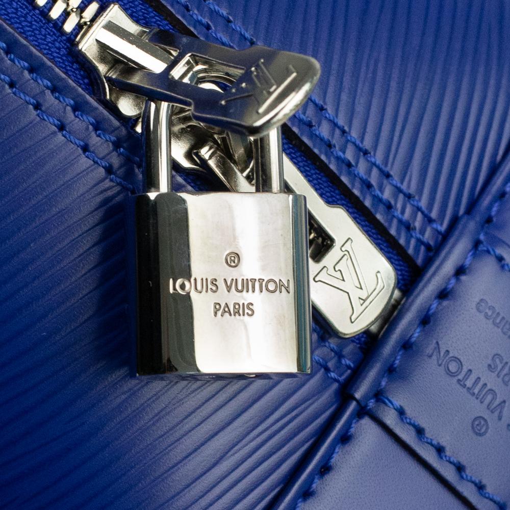 LOUIS VUITTON, Alma PM aus blauem Epi-Leder im Angebot 3