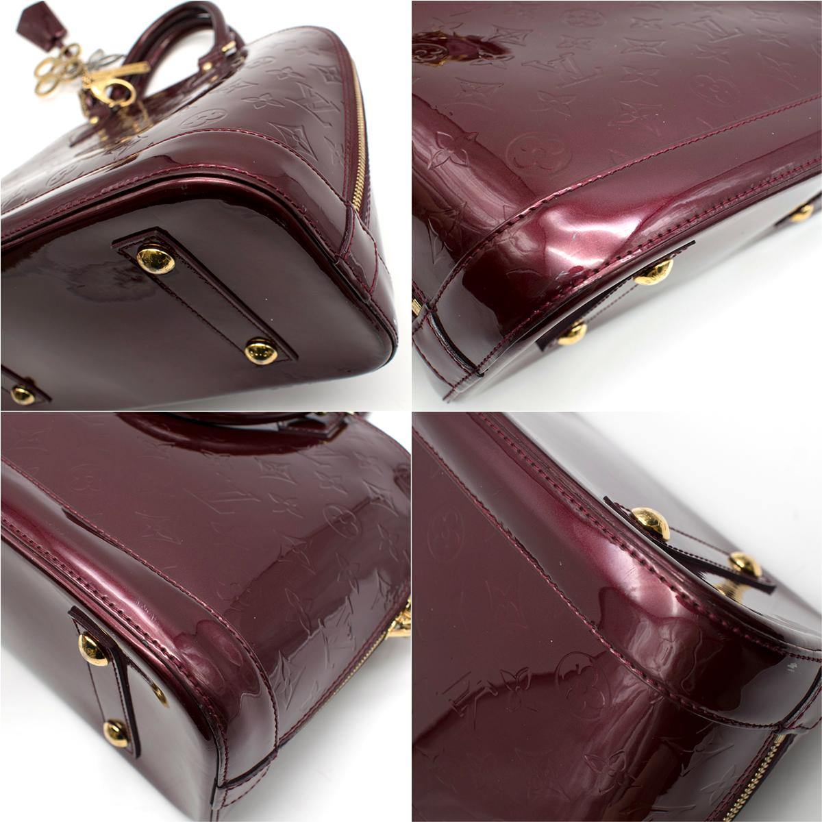 Black Louis Vuitton Alma PM Leather Bag W/ Tapage Charm	